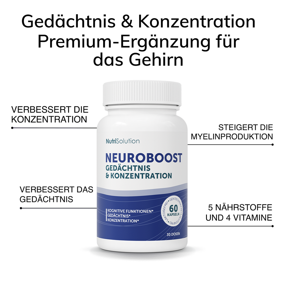 Neuro Boost Kognitive Unterstützung - Nutrisolution