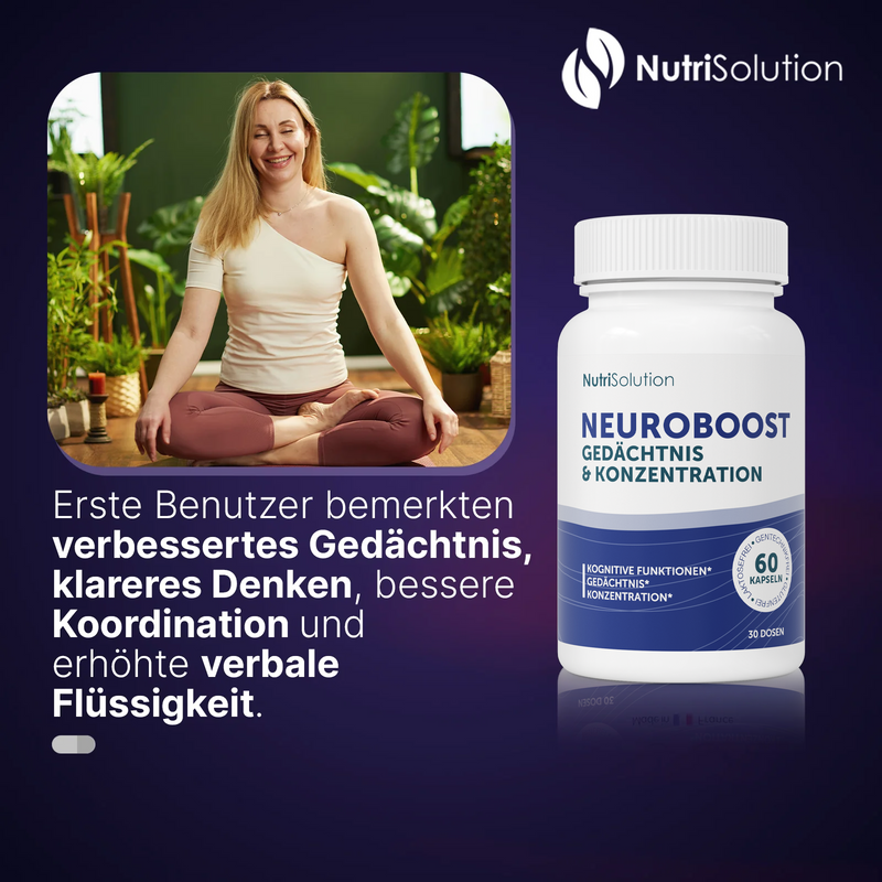 Neuro Boost Kognitive Unterstützung - Nutrisolution